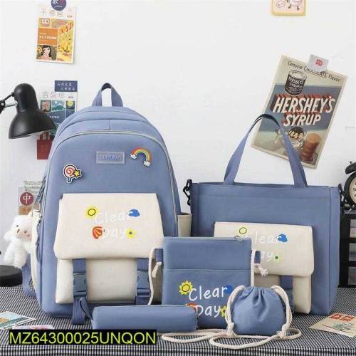 4 pices kids school bag