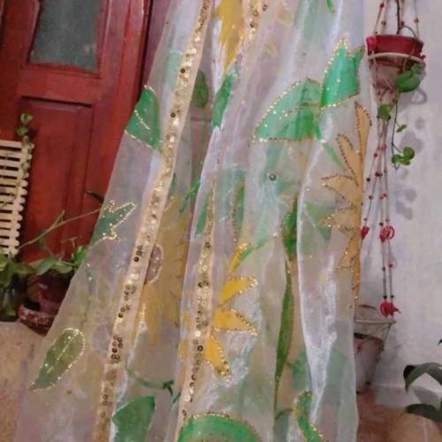 full organza paint suit