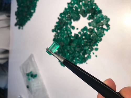 Swat Emeralds Cut piece 