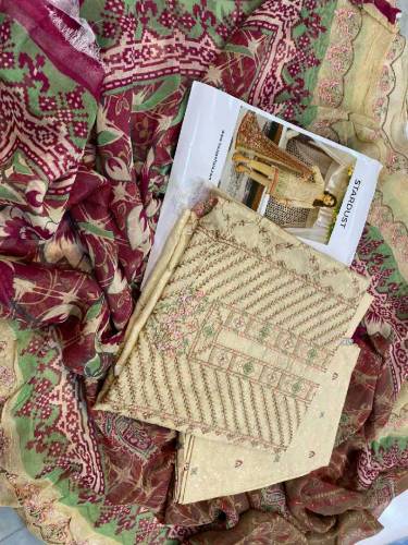 Brand Afreen embroidery dressses on discount 