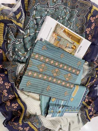 Brand Afreen embroidery dressses on discount 