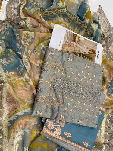 Brand Afreen embroidery dressses on discount 