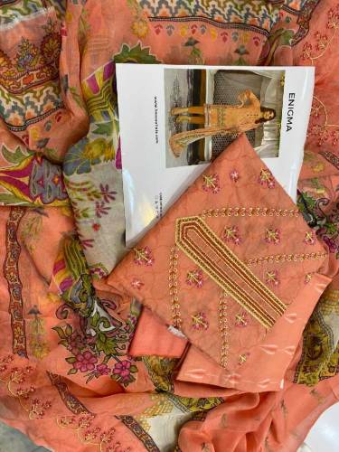 Brand Afreen embroidery dressses on discount 