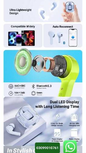 air31 wireless earbuds: crystal clear bluetooth 5.3