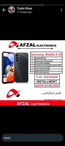 Available on installment without advance 