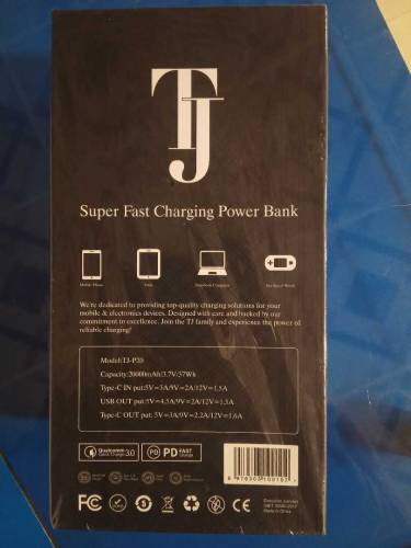 Super Fast Charging POWER BANK 20000 mAh