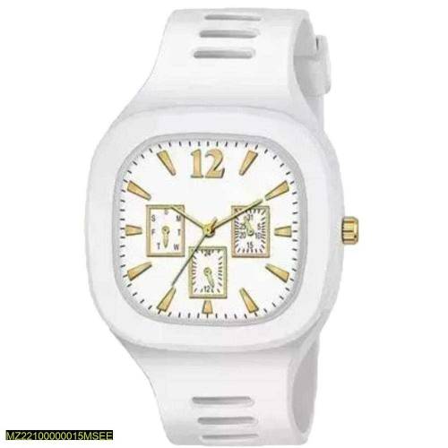 New silicone analogue fashionable watch for men