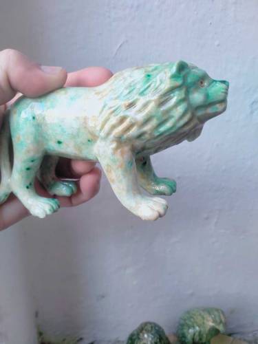 Anmials made from amazonight stone