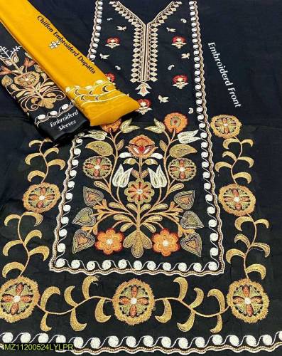 •  Fabric: Lawn•  Pattern: Embroidered•  Shirt Front - Pattern: Embroi