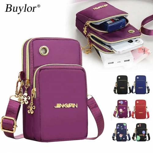 women fashion mobile phone crossbody shoulder bag small pouch wallet