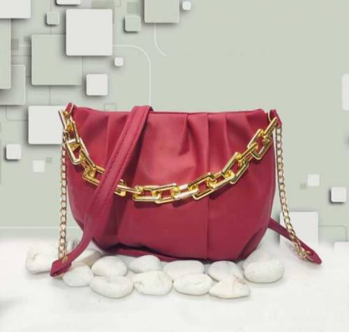 Women's plain saddle crossbody bags 