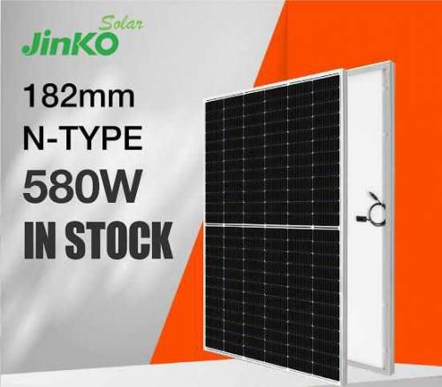 Jinko N type solar panels 580 watt