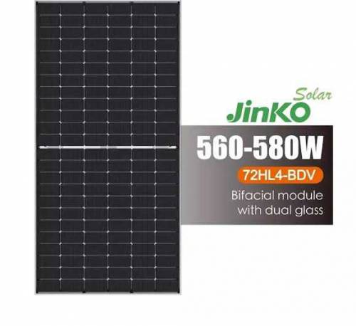 Jinko N type solar panels 580 watt