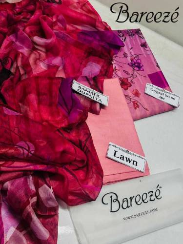 *BAREEZE* Hit Article 3Pc Printed in Summer Collection