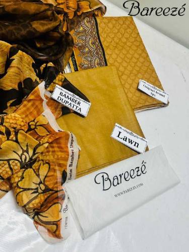 *BAREEZE* Hit Article 3Pc Printed in Summer Collection