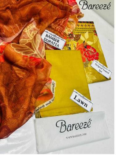 *BAREEZE* Hit Article 3Pc Printed in Summer Collection
