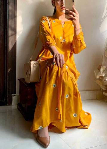 sitched embroidered maxi