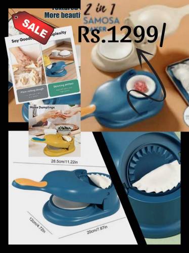 New Original Dumpling Samosa Maker Machine 2in 1