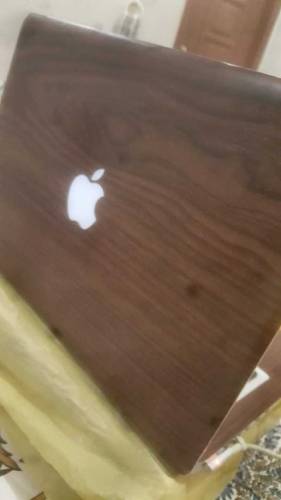 Macbook 2012, wooden wrapped.