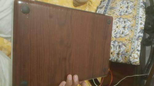 Macbook 2012, wooden wrapped.