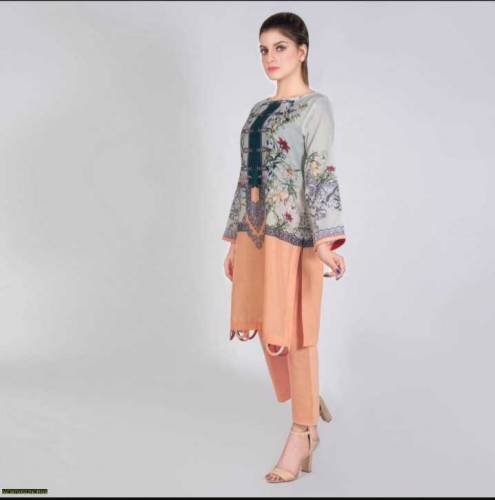 1pc Norans lawn digital printed kurta unstitched NDPC_PR 10