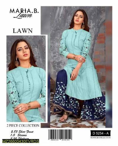 2psc Lawn unstitched suit maria.b