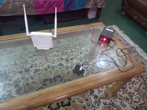 WIFI/Router Power bank 12v Rechargeable battery 🔋 4 to 9 hours backup.