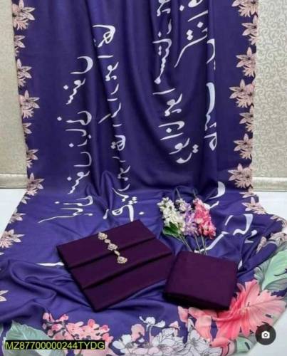 3pc women's katan silk carigphy suit