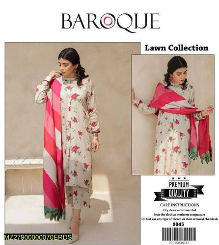 3 piece Embroidered Lawn Suits