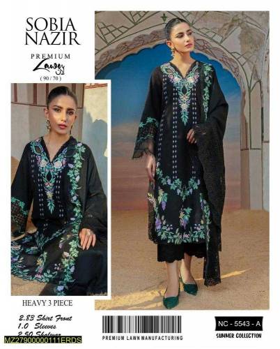 3 piece Embroidered Lawn Suits