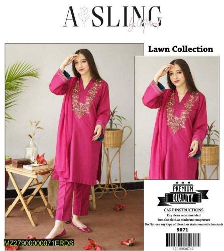 3 piece Embroidered Lawn Suits