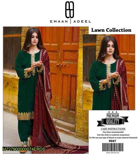 3 piece Embroidered Lawn Suits