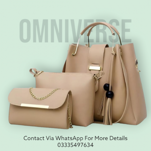 Alexa 3 Piece Ladies Handbags