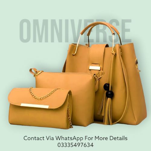 Alexa 3 Piece Ladies Handbags