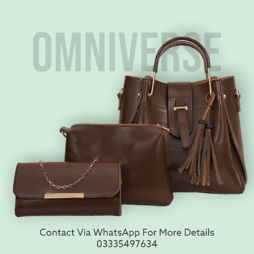 Alexa 3 Piece Ladies Handbags