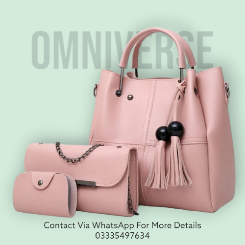 Alexa 3 Piece Ladies Handbags