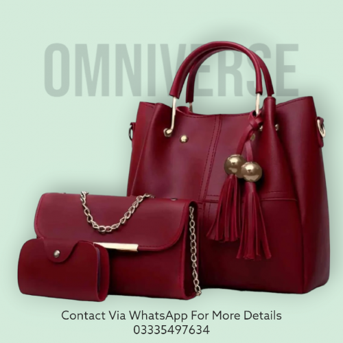 Alexa 3 Piece Ladies Handbags