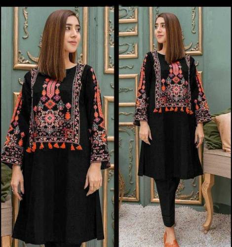 ladies embroidery dress 