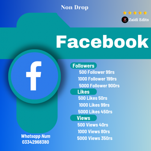 Facebook Follower Likes and All Social Media Service's Available in Ch