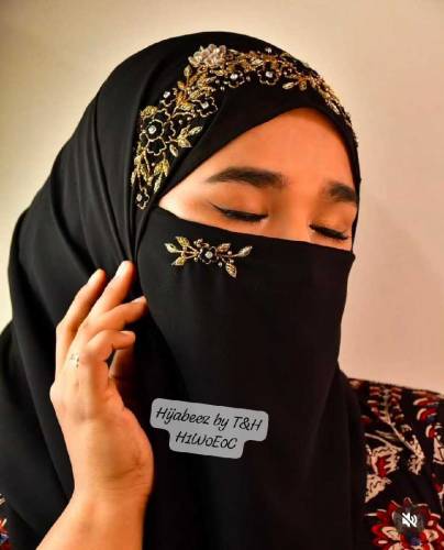 ARTICAL HAND WORK HADY KA KAAM EMBROIDERED 2 PEC SCARF NIKAB SETSTUFF