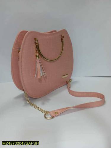 Women's Leather Plain Shoulder Bag