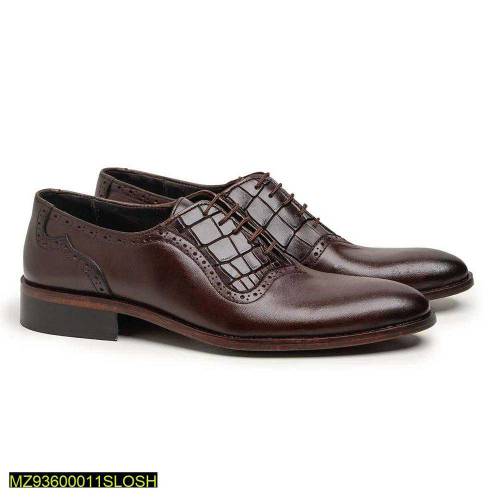 Men's Mexican Brown Leather Formal Shoes 