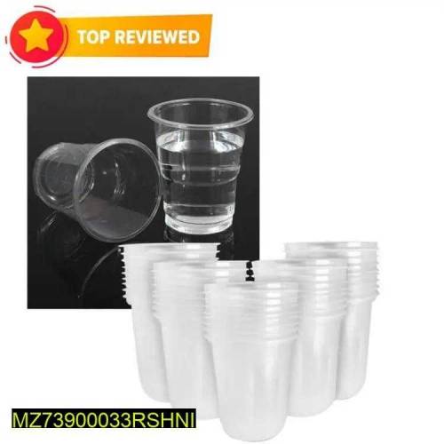 disposable transparent Glass set.pack of 100 