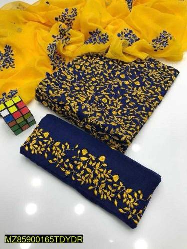 Embroidered Cotton Lawn 3 Piece Suits