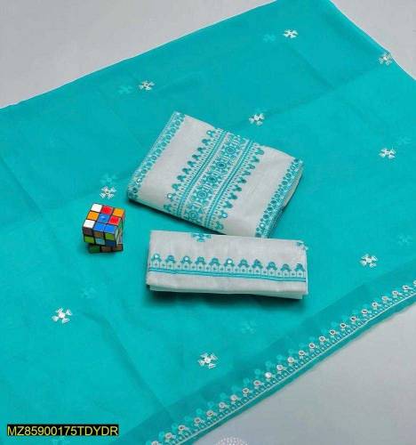 Embroidered Cotton Lawn 3 Piece Suits