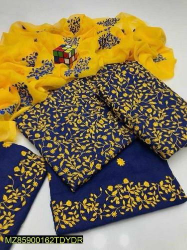 Embroidered Cotton Lawn 3 Piece Suits