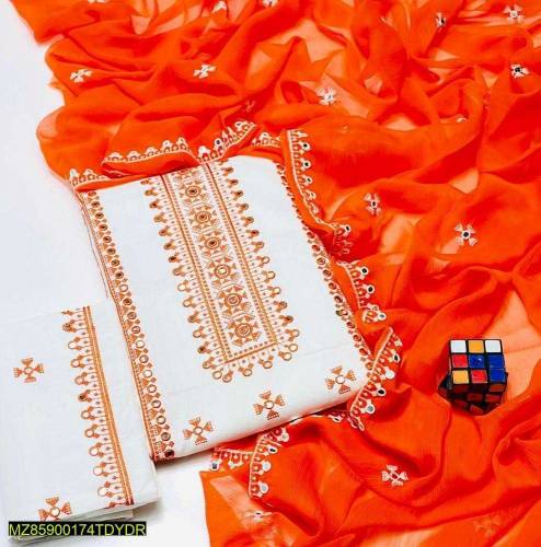 Embroidered Cotton Lawn 3 Piece Suits