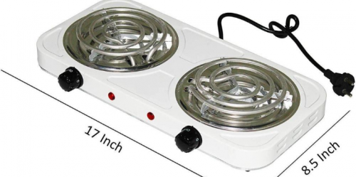 2 Electric Double Stove Burner
