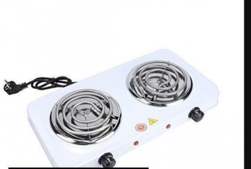 2 Electric Double Stove Burner