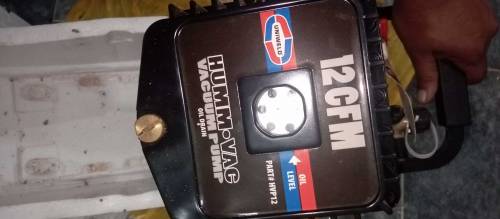Hmm vancume pump CFM 12